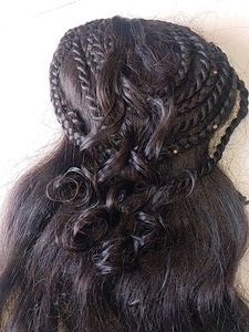 Long Hair Swich With Half Curls