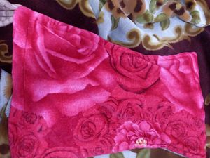 Red Velvet King Size Elastic Bedsheet