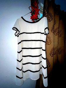 Striped Casual Mini Dress