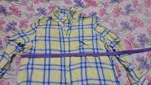 Plaid Button-Up Shirt