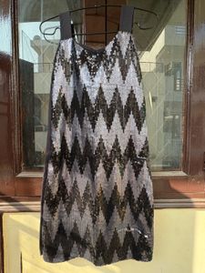 Sparkly Chevron Party Dress