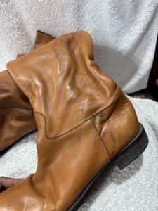 Brown Leather Boots