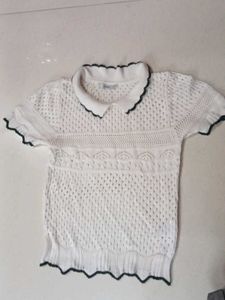 Causal White A Line Top