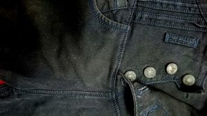 Slim Fit Distressed Black Denim Jeans