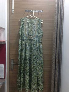 Green Printed Dress