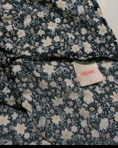 Urbanic Floral Tied Backless Frill Dress