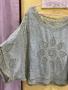 Crochet Detail Top