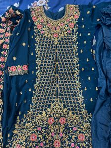 Ston Work Wedding Kurta Set