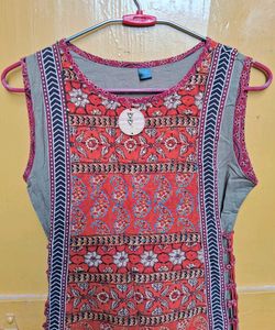 Ethnic Gown With Attached Skirt