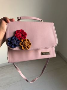 Floral Accent Crossbody Bag
