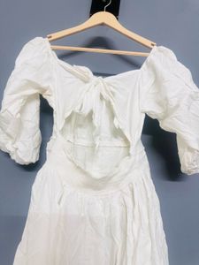 White Midi Dress