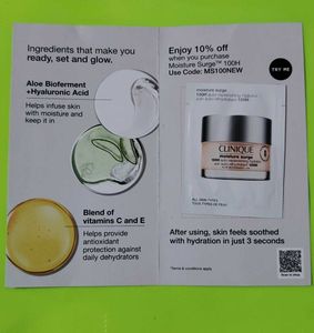 Clinique Moisture Surge Sample