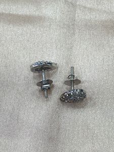 925 Italian silver earrings, water drop