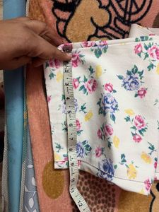 Floral Print Jeans..!