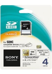 Sony SF-4N4 4 GB SDHC Card