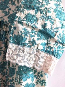 Pure Cotton Lace Kurti