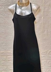 Black Spaghetti Dress