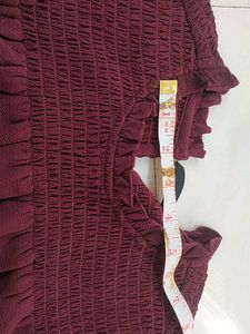Maroon Top