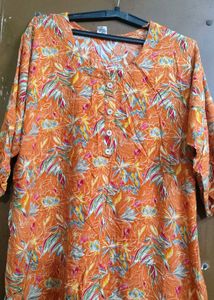 Floral Print Kurta
