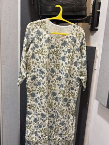 Floral Print Kurta