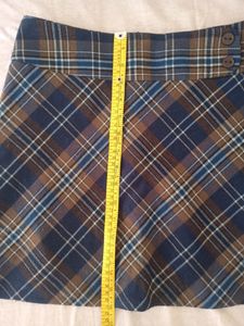 Retro Plaid Skirt