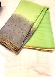 Elegant Green Saree