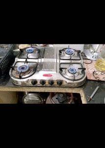 Gas stove 4 Burner Stainless Steel
