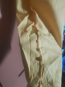 Yellow Casual Pants
