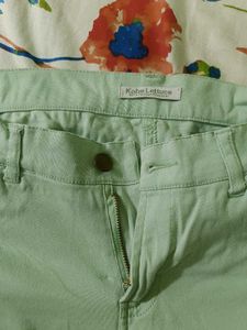 Light Green Distressed Jeans