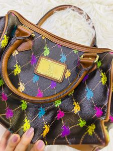 USPA Handbag | Multicolor | Leather