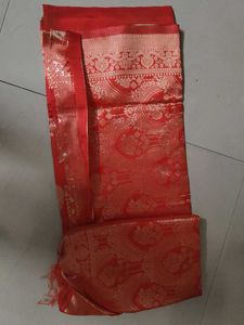 Pure banarasi silk saree with gold zari
