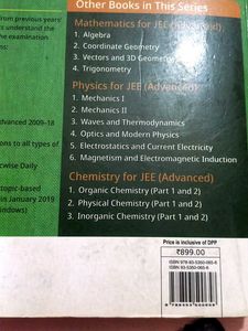 JEE Advanced Mathematics Books (Set of 3)