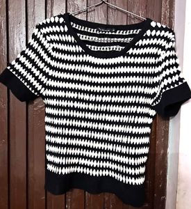 Wool Top. In Black&amp;white Colour, Used Only 2time