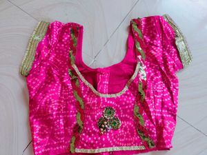 बांधनी लहंगा चोली