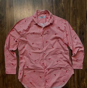 Striped Button-Down Shirt