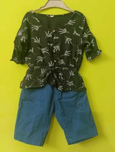Set Of Top And Shorts
