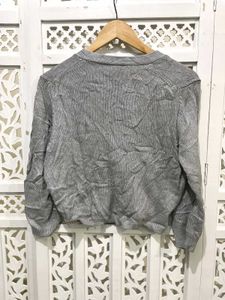 Mango Metalic Mist Knit Top D