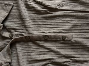 H&amp;M Sage Green Collared Skater Dress