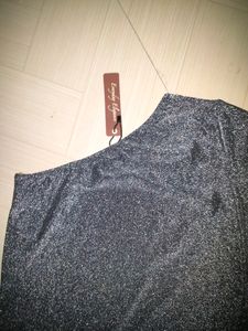 BlackShimmerTokiyoTalkies Bodycon Dress