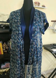 Floral Print Kimono
