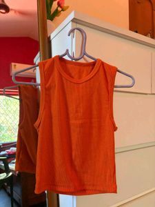 Orange Tank Top