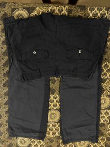 Y2k Grey Dual Tonned Baggy Cargo