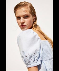 Zara Embroidery Top