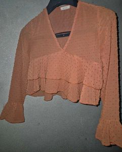Stylish Orange Blouse