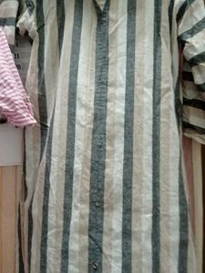 Striped Shirt Dresses - Set of 2