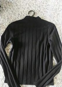 Black Long Sleeve Top