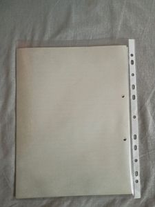A4 Size One Side Ruled Sheet (Pack of 34 sheets)