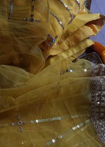 Elegant Yellow Lehenga Choli