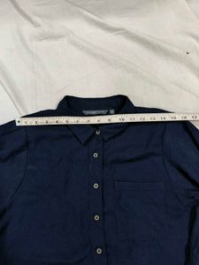 Navy Button-Down Shirt