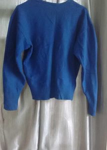 Blue Long Sleeve Sweater